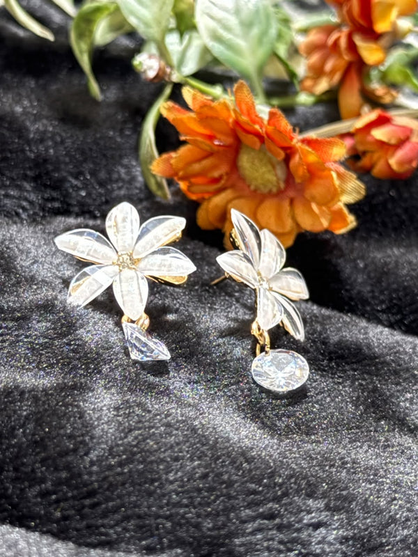 Flower Drop Earrings